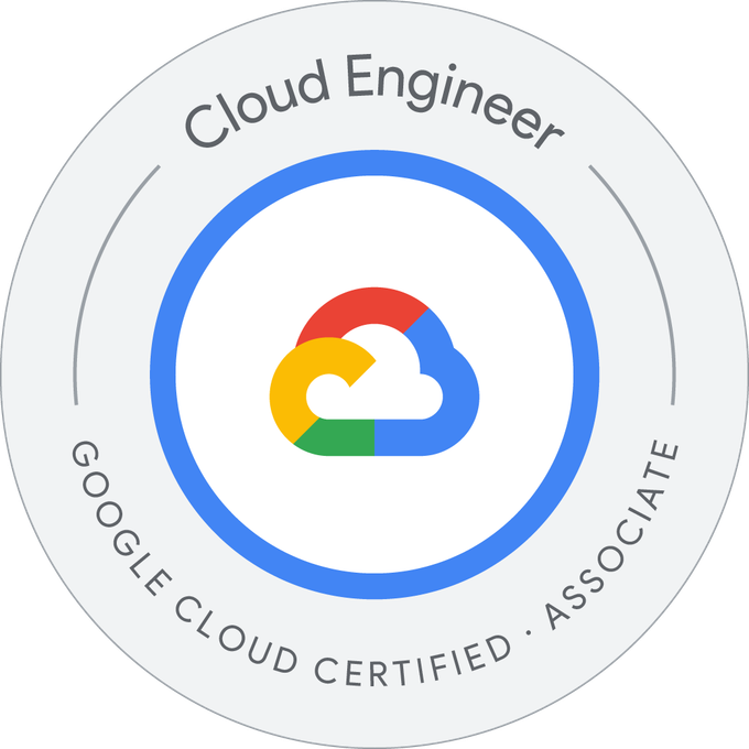 Google Cloud Certified Associate Cloud Engineer badge