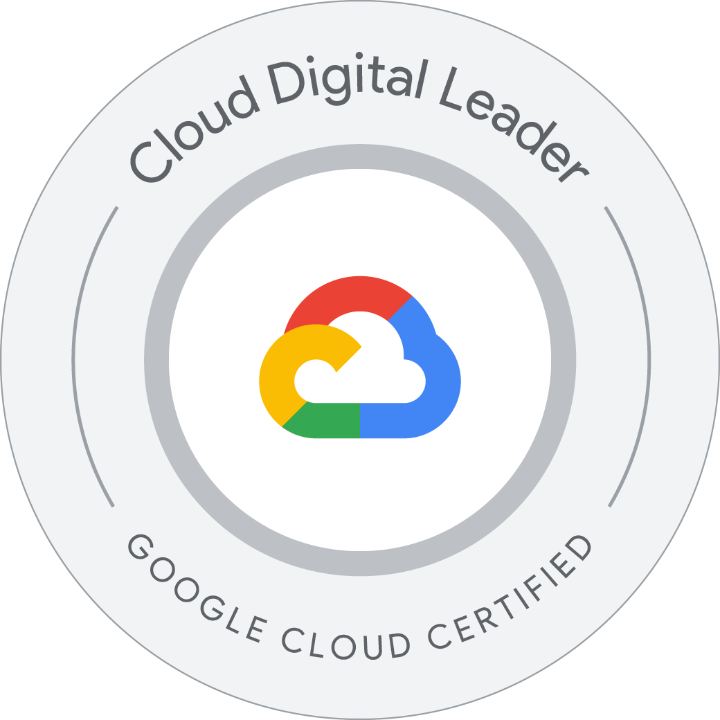 Google Cloud Certified Cloud digital Leader badge